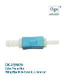 OGO Professional HHO Arrestor 1/4x3/8 Peace Blue